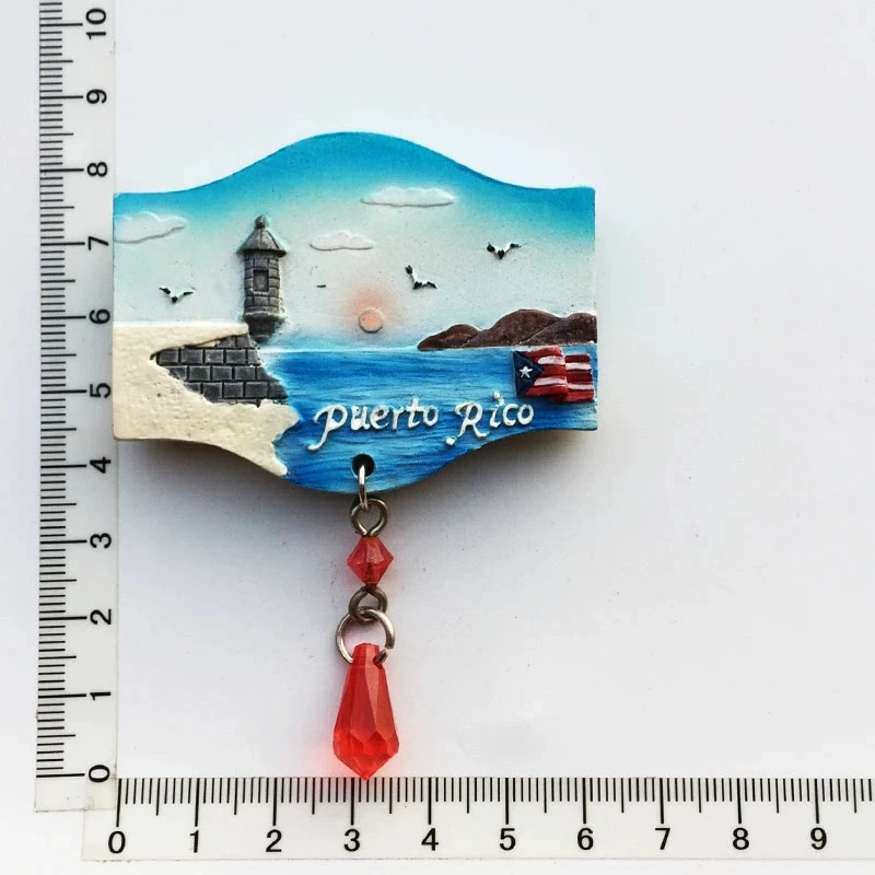 Северная Америка Карибский Пуэрто-Рико 3D магниты на холодильник магнитные