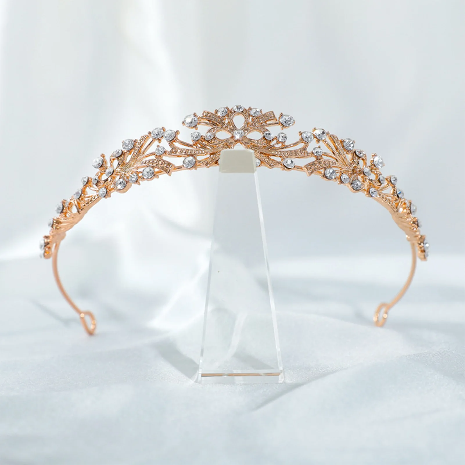 

Свадебная тиара Золотая Серебряная корона шикарные ювелирные изделия с великолепными Стразы для невесты костюм подружки невесты принцесс...