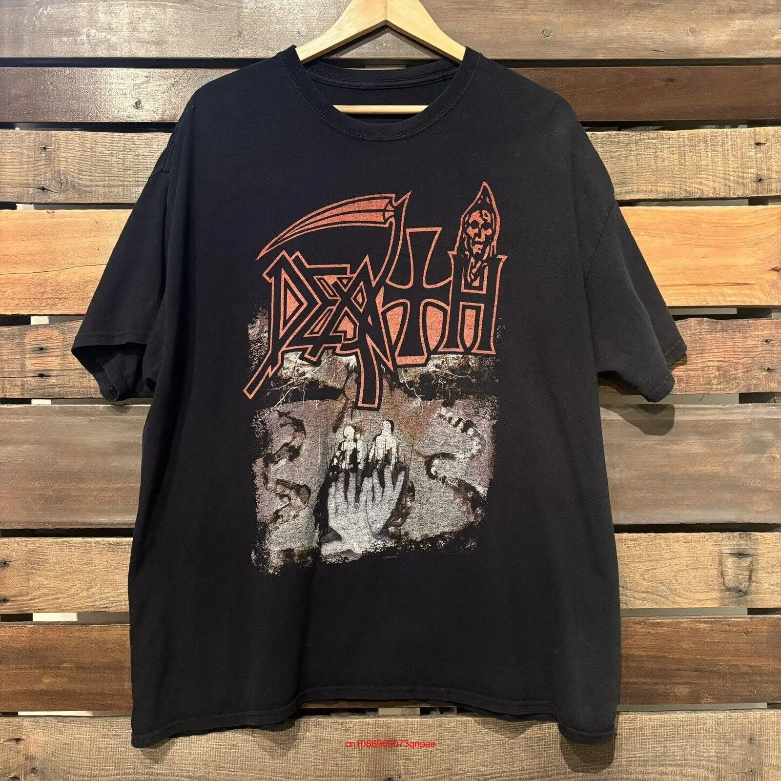 Винтажная символовая футболка смерти 2006 XL металлический толстый патрон шульдер