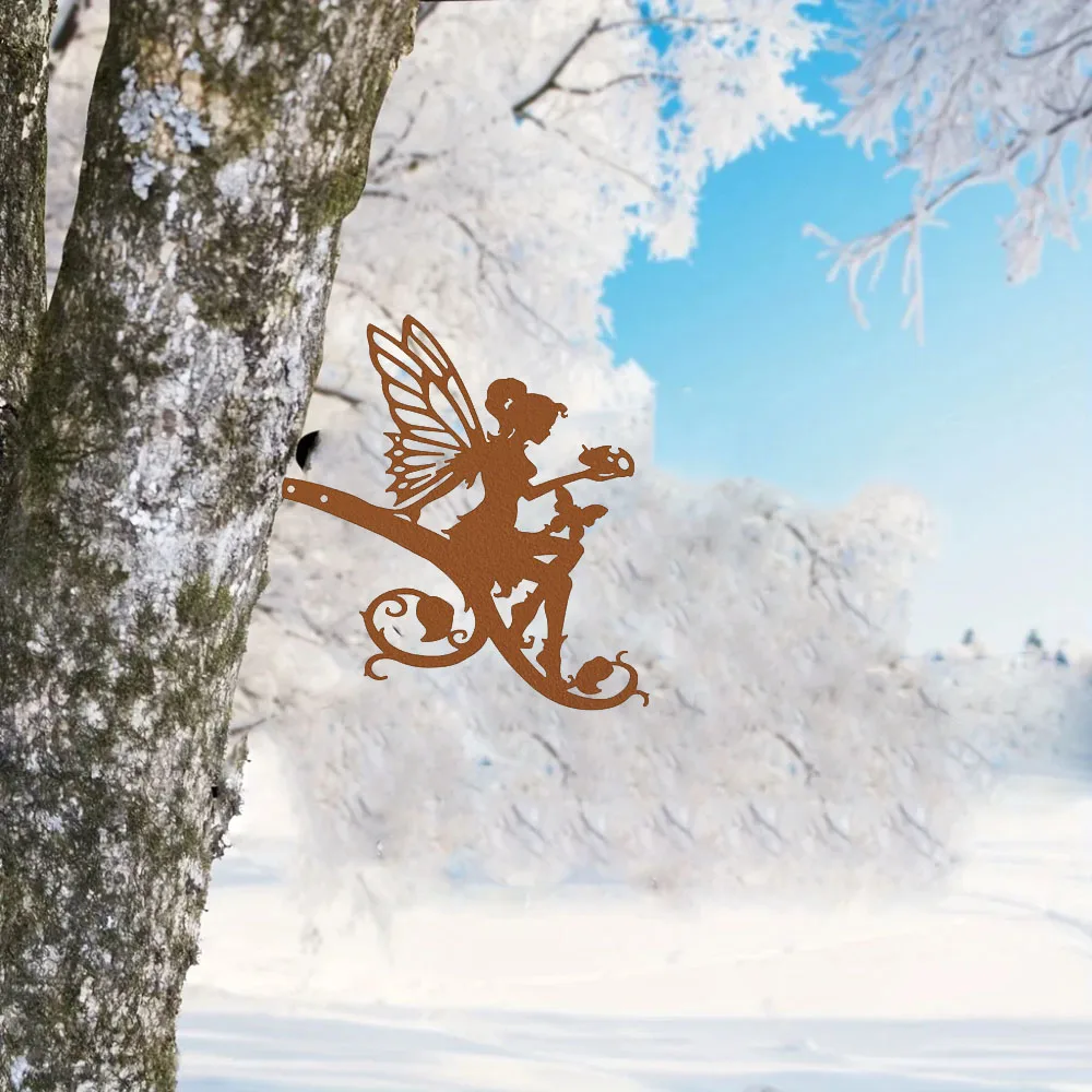 Очаровательный металлический декор феи-бабочки – добавьте магии и чудес к