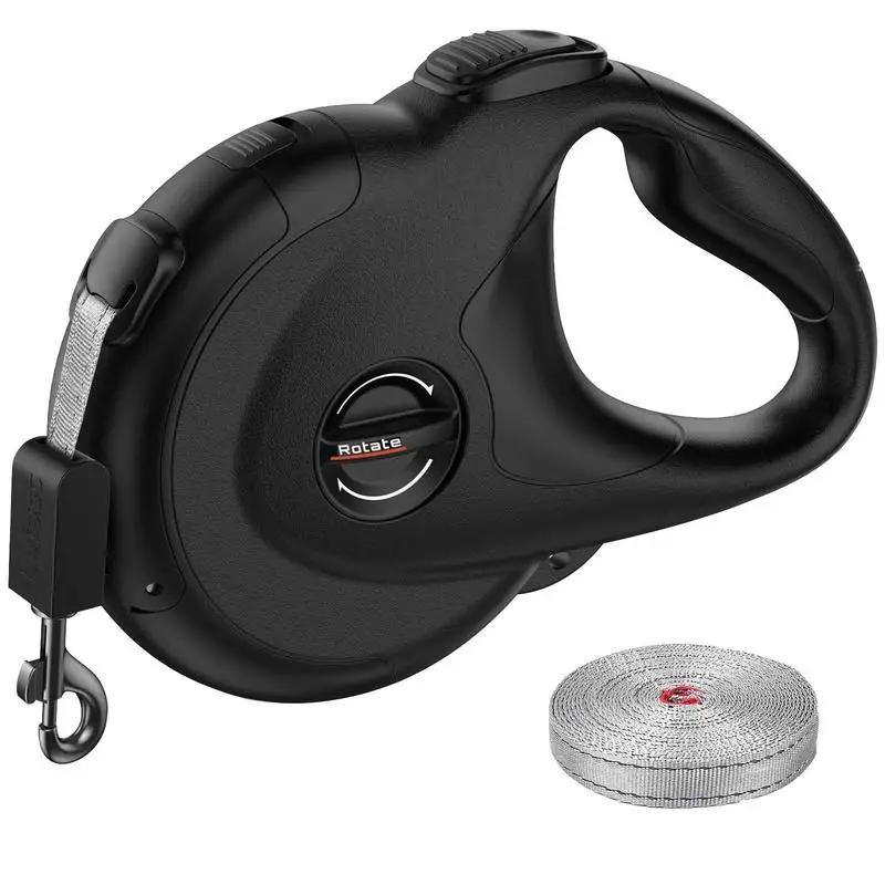 

Выдвижной Поводок для собак, нейлоновая прочная Светоотражающая Нескользящая ручка, 13 футов