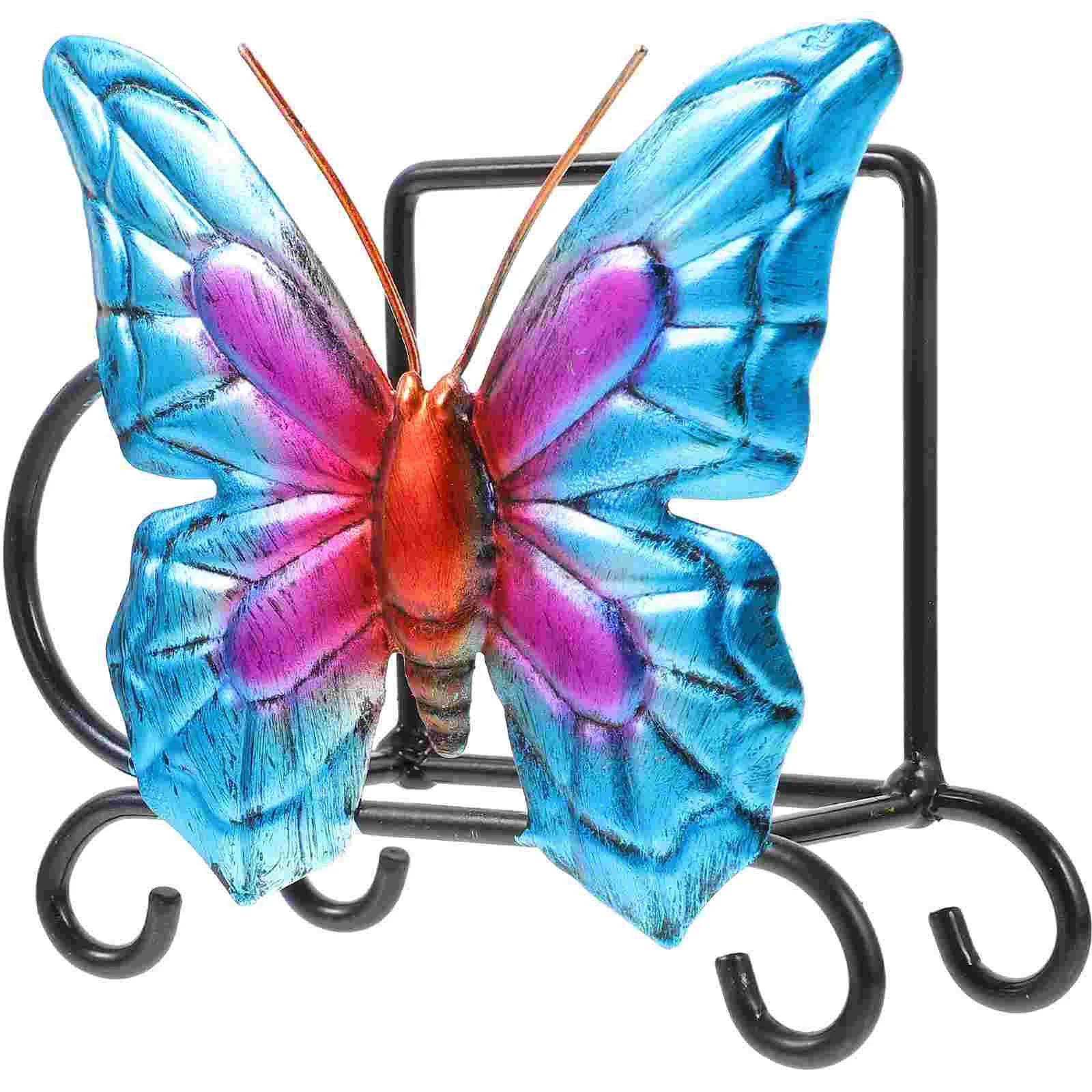 

Napkin Holder Butterfly Stand Wrought Iron Modern Holders Reusable Stands Home Decor