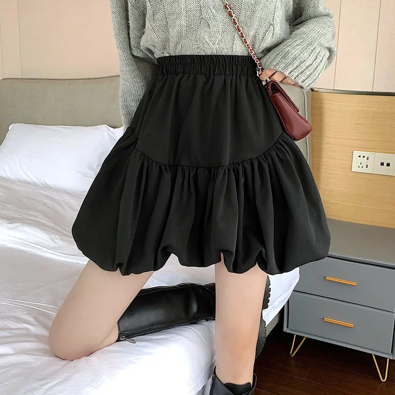 

Design Sense Tutu Skirt Temperament Commuter Fashion Casual All-match 2022 New Summer A-line Skirt Women's Clothing