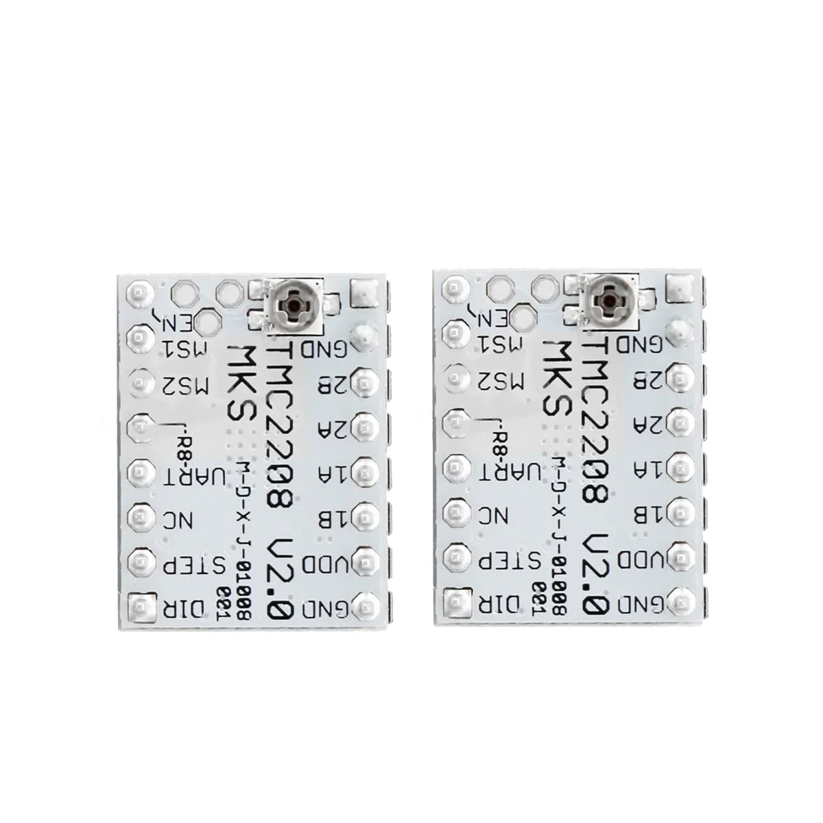 Драйвер шагового двигателя MKS TMC2208 V2.0 бесшумный/с низким нагревом для платы
