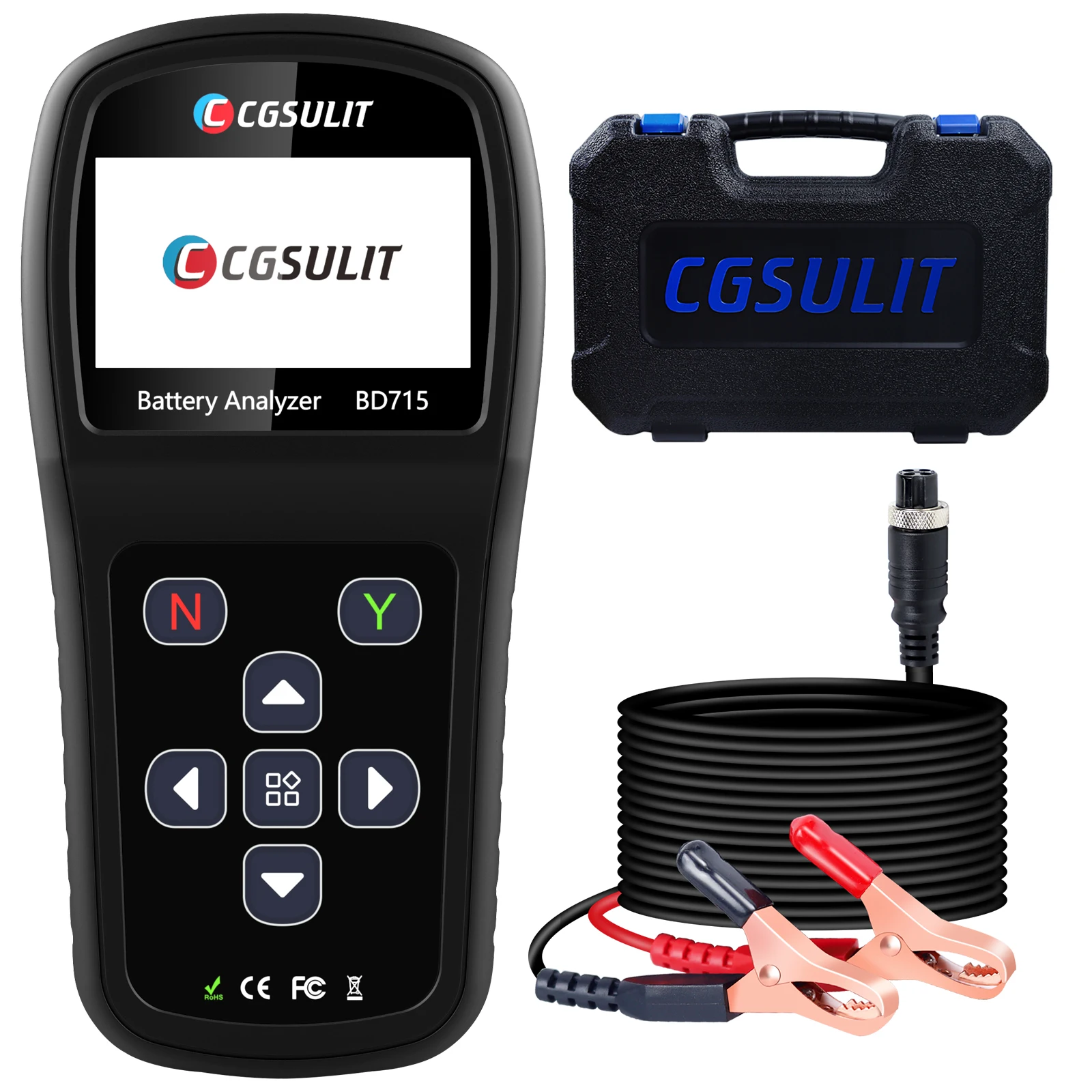 

CGSULIT BD715 Test 12v/24v Volt Cranking Charging Systems Car Health Testing Battery Tester Analyzer
