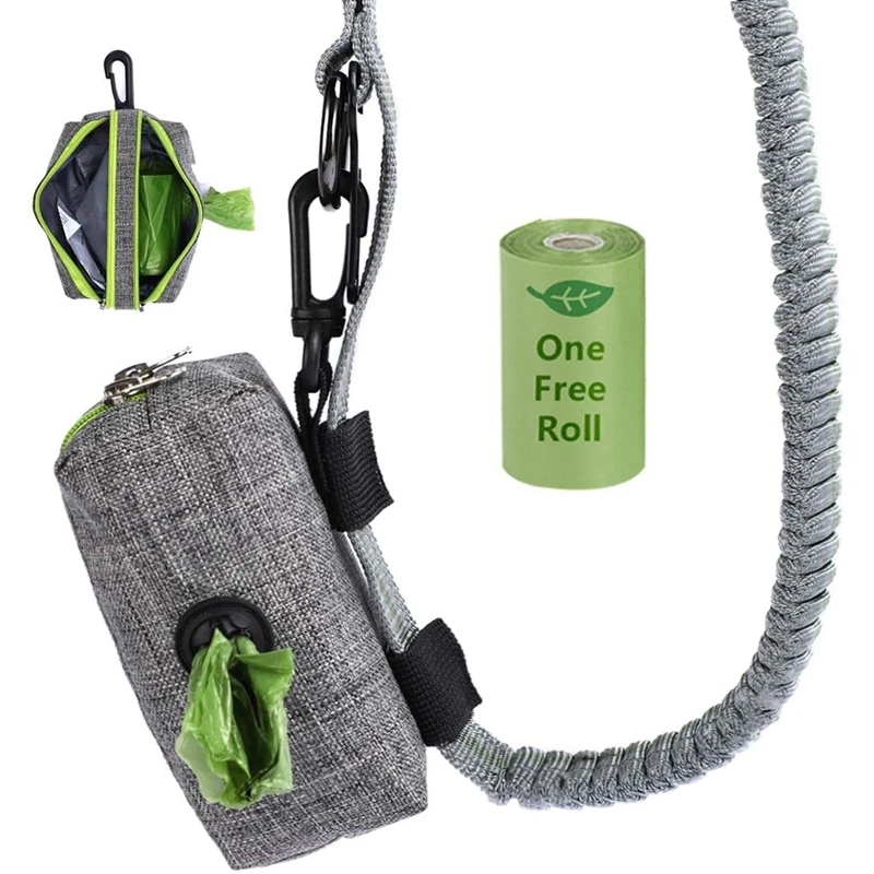 

Новый дозатор для корма для собак, портативный держатель для корма для собак на поводке, на молнии