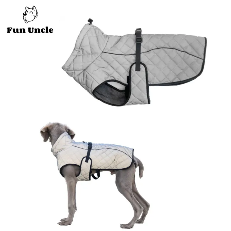 

Pet Charge Jacket Dog Vest Winter Cozy Waterproof Windproof Full Reflective Clothes Big Dog Coat For Medium Large Dogs Costume