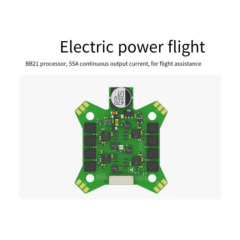 1 шт. для Iflight BLITZ E55S 4-IN-1 ESC 2-6S зеленый RC FPV гоночного дрона фристайла