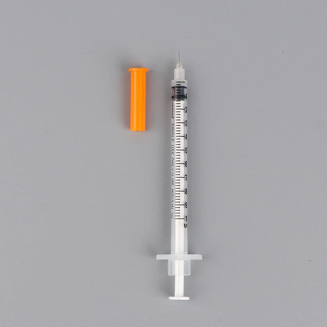 10pcs 1ml Disposable Plastic Veterinary Syringe With Needles For Pet Farm Animal Cat Dog Pig Cattle Sheep Horses 2