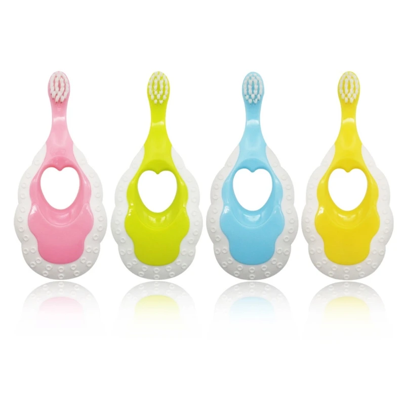 

2022 New Baby Toothbrush Soft Anti Slip Handle Cartoon for Toddler Kids Newborn Oral Care