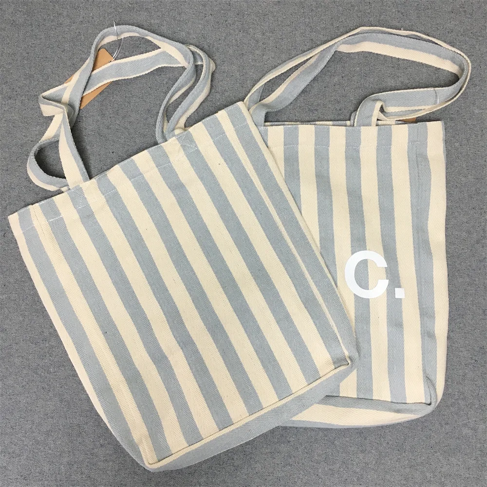 

FNJACK Canvas Tote Bag Shopper Bags Printed Logo 100% Cotton