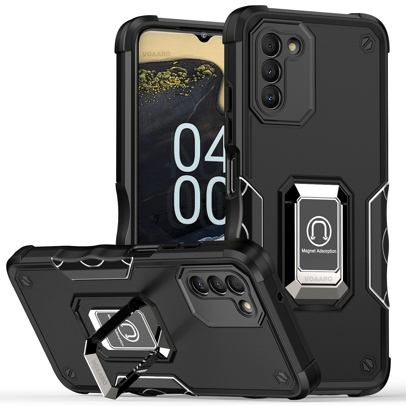 

Capa for Nokia G400 Case for Nokia G400 5G Armor Case Magnetic Holder Ring Stand Heavy Duty Protective Shockpoof Phone Cover