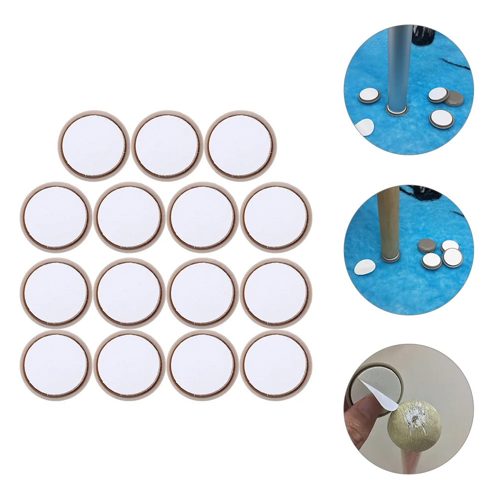 15pcs Furniture Protectors Adhesive Chair Pads Desk Feet Pads Floor Protectors