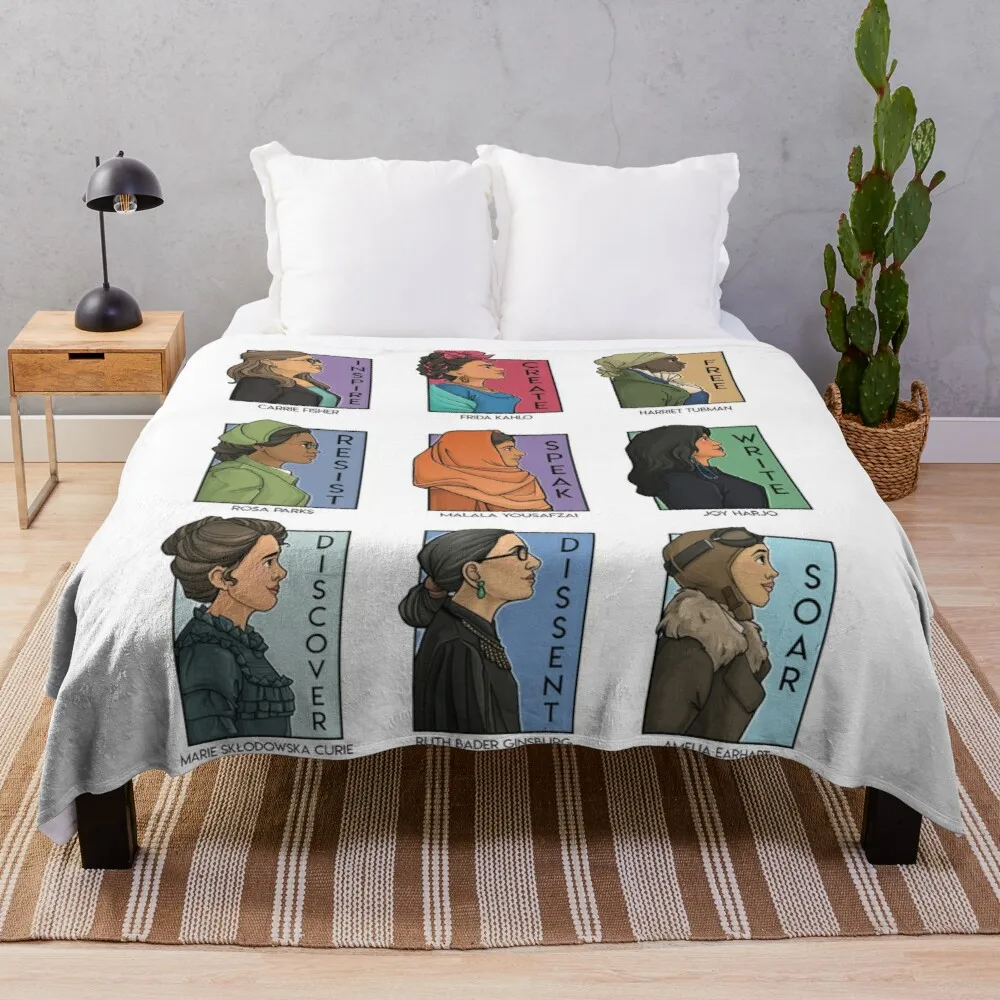 

She Series Real Women - Version 1 Throw Blanket Luxury Throw Blanket