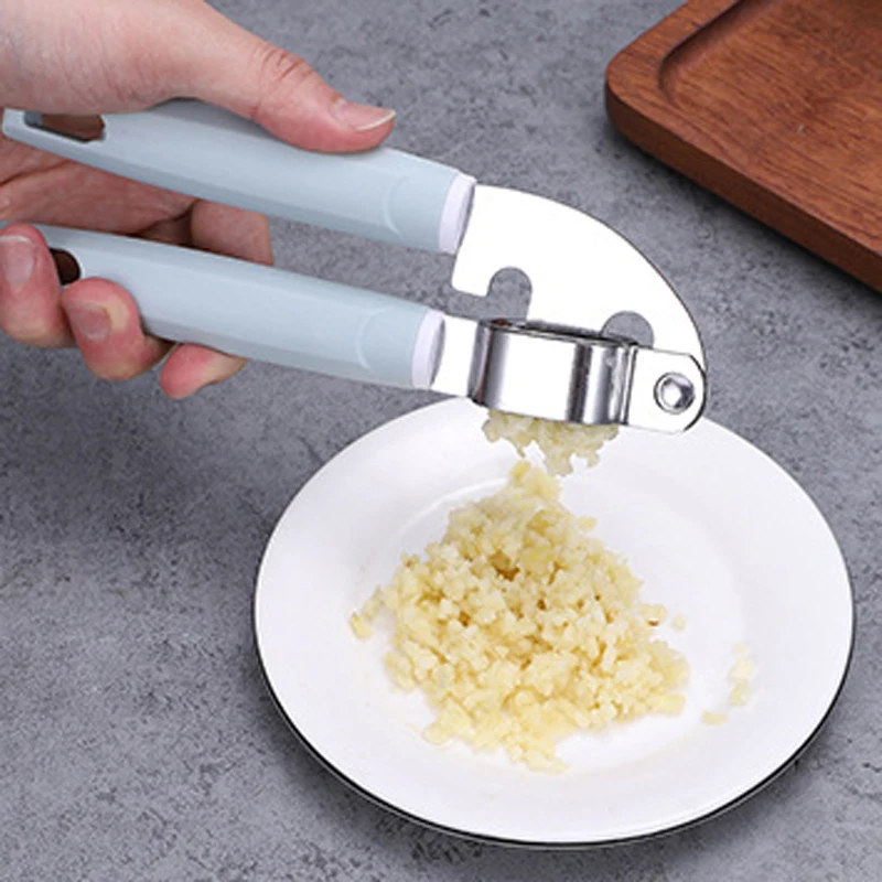 

Stainless Steel Garlic Press Manual Garlic Mincer Chopping Masher Handheld Garlic Tools Fruit Vegetable Tools Kitchen Gadgets