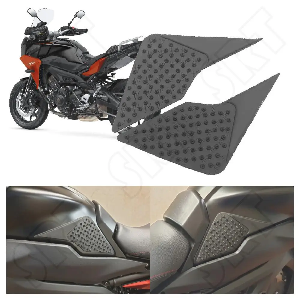 Fits for Yamaha MT09 TR MT-09 Tracer 900 900GT 2015-2020 Motorcycle Tank Pads Side Knee Traction Grip Pad Anti Slip Sticker