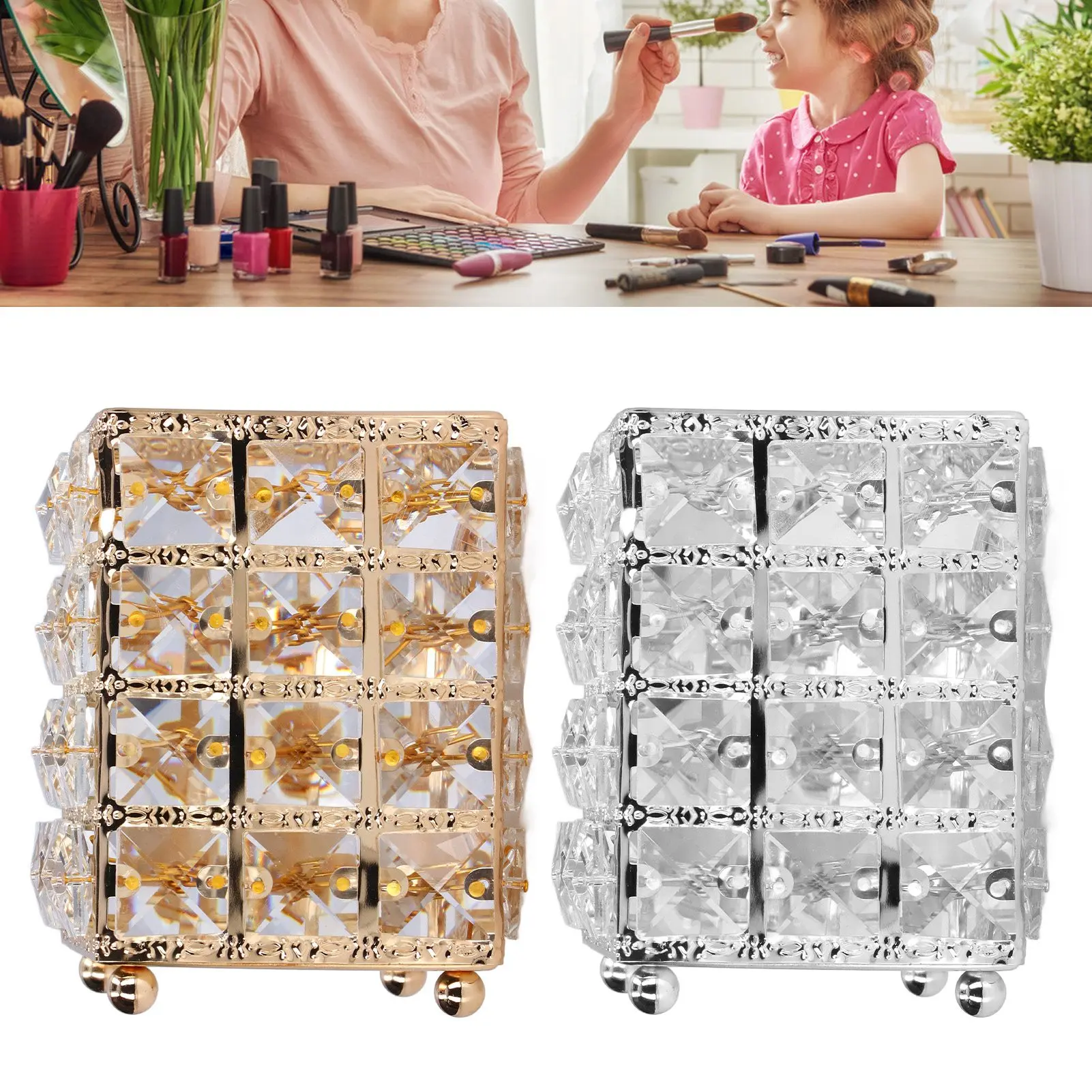 Металлический Держатель Для Косметики Ecoo В Европейском Стиле Кистей Макияжа