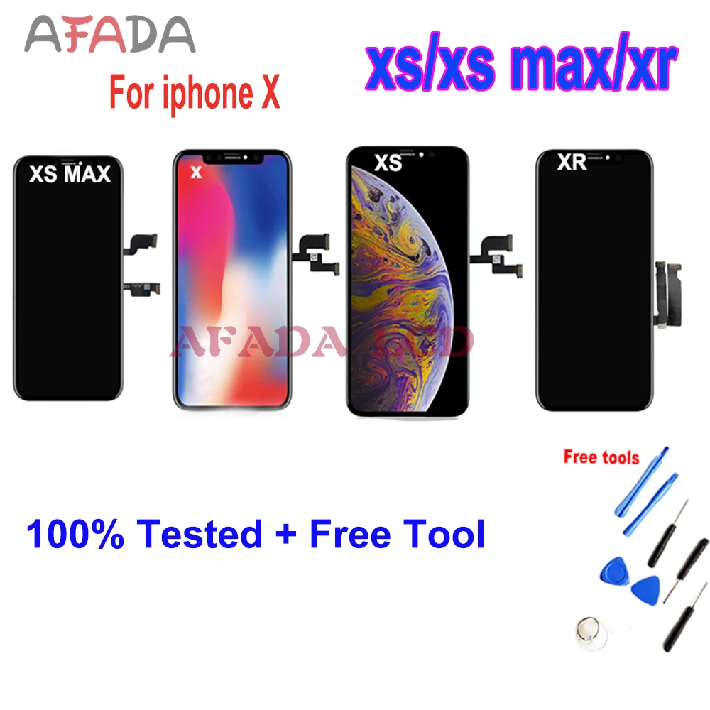ЖК-дисплей INCELL для Apple iPhone X iphone XS/XS MAX XR с сенсорным экраном и дигитайзером в сборе