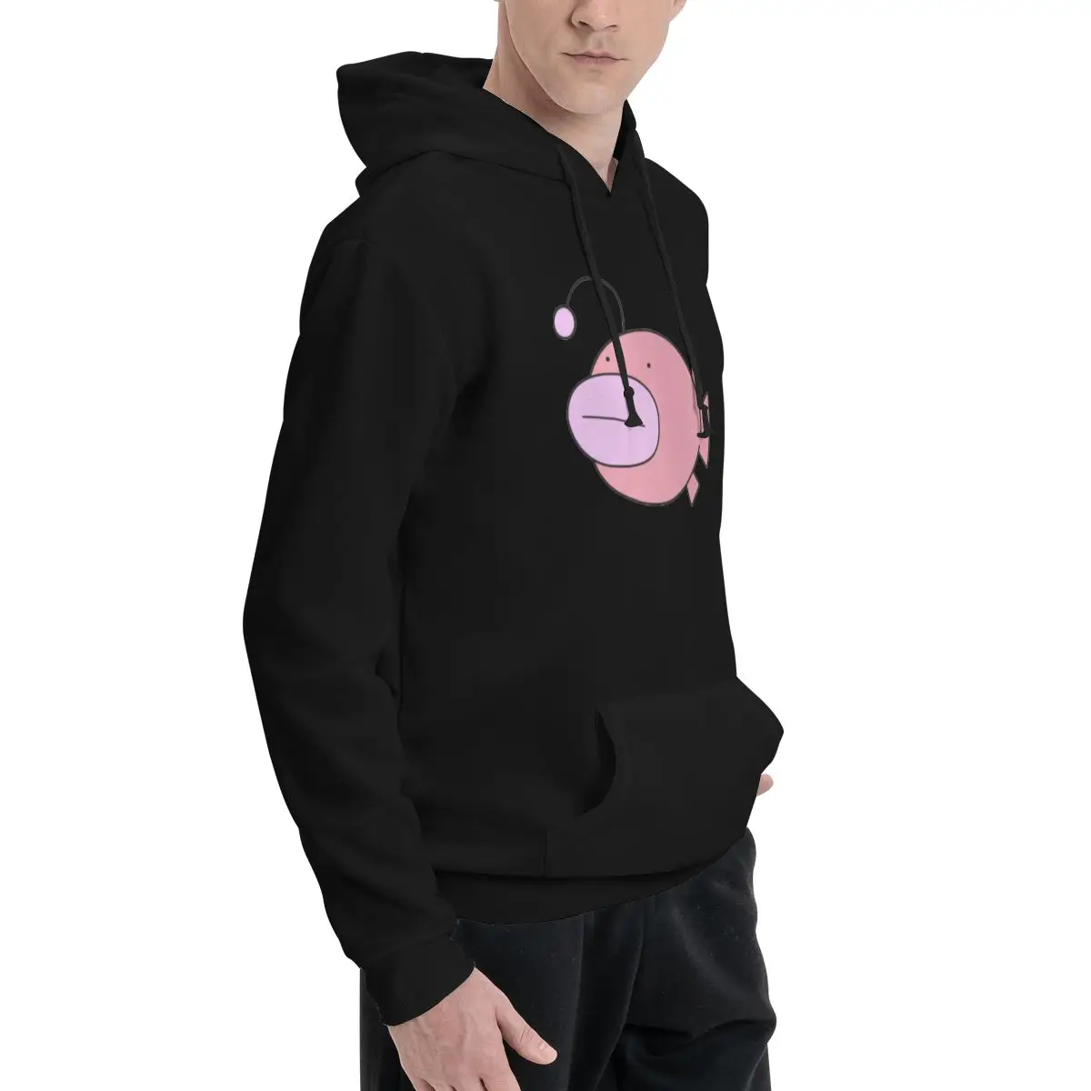 Толстовки Anglerfish Team толстовка с капюшоном большого размера в стиле аниме