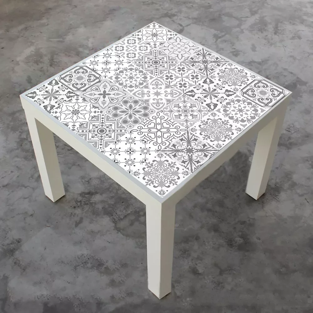 

Light Gray Strip Tiles Wall Sticker Bathroom Kitchen Tables Decoration Wallpaper Peel & Stick Waist Line Art Mural