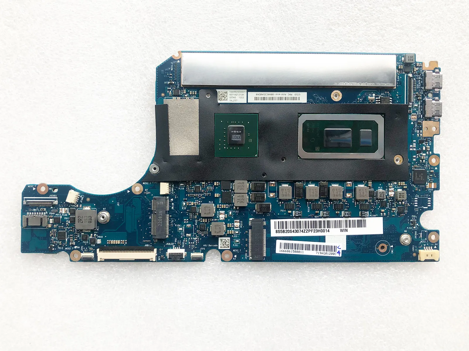Материнская плата NMC571 для ноутбука Lenovo с процессором i3/i5/i7 10-го поколения, 8 ГБ/16 ГБ, GPU MX250 2G 5B20S43074 5B20S43073