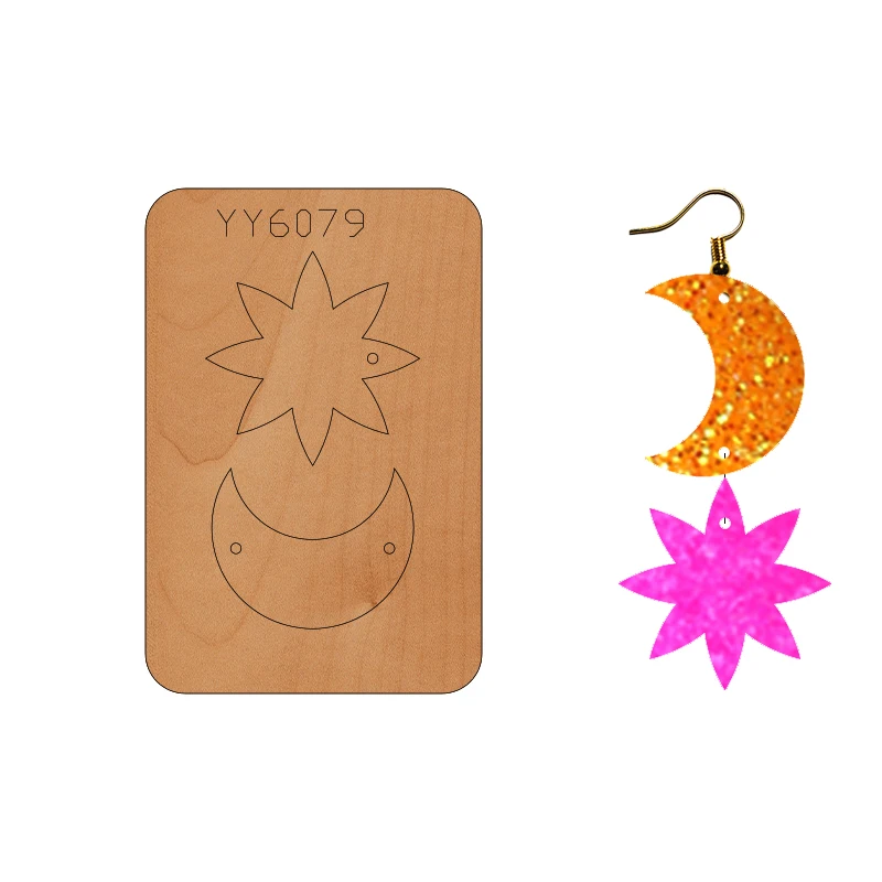 

Cutting DiesEarring mold knife model y-y6079 is suitable for all cutting machines on the market die cuts