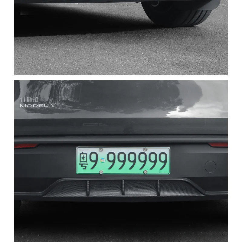 Задний диффузор-сплиттер (накладка) для Tesla Model Y 2025 Juniper, нижняя накладка на задний бампер, спортивный декор, внешние аксессуары (art.: 3920db902e288) - 3920db902e288