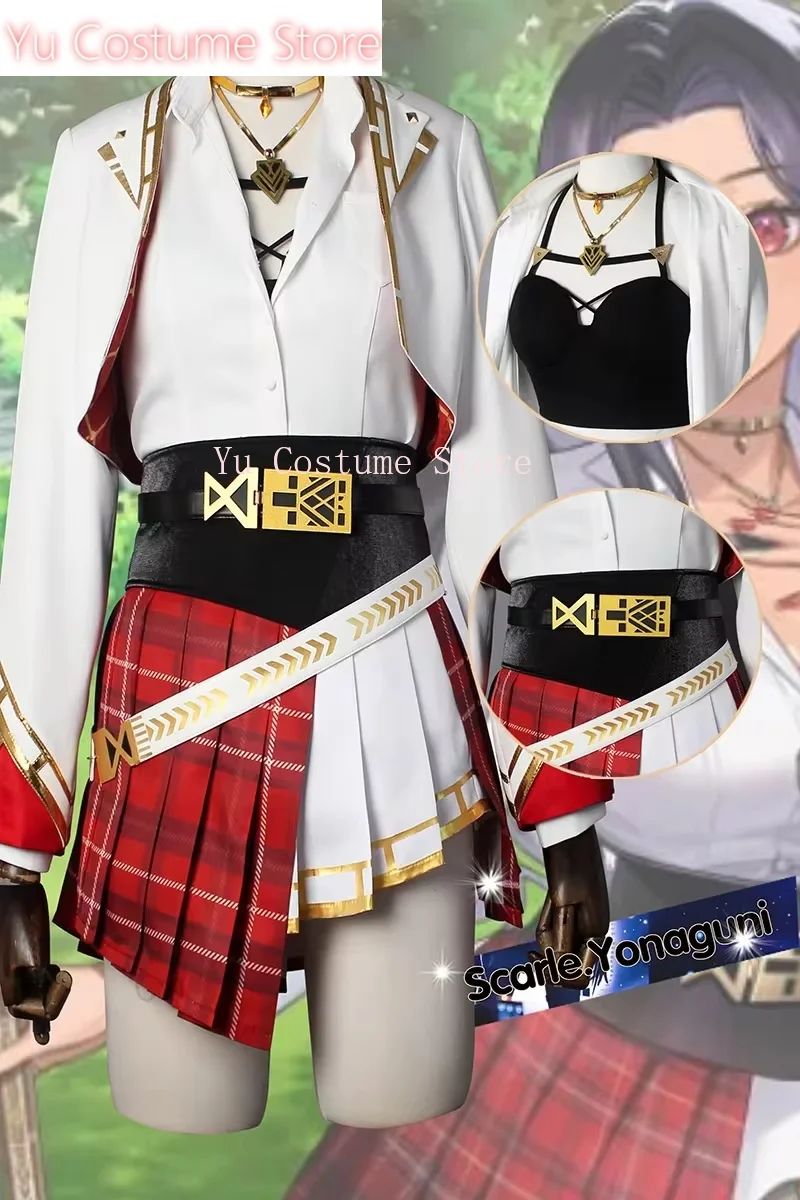Yu костюм Vtuber EN ILUNA Scarle Yonaguni игровой великолепная униформа косплей Хэллоуин