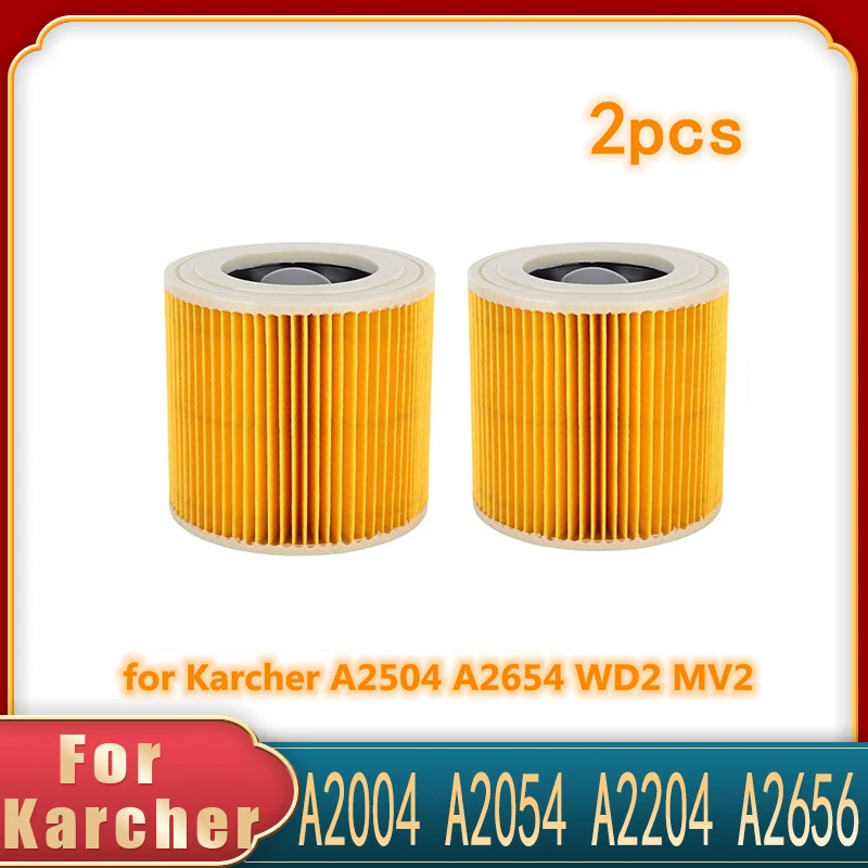 

Wet Dry Hepa Filter For Karcher Vacuum Cleaner A2004 A2054 A2204 A2656 WD2.250 WD3.200 WD3 Replace Parts