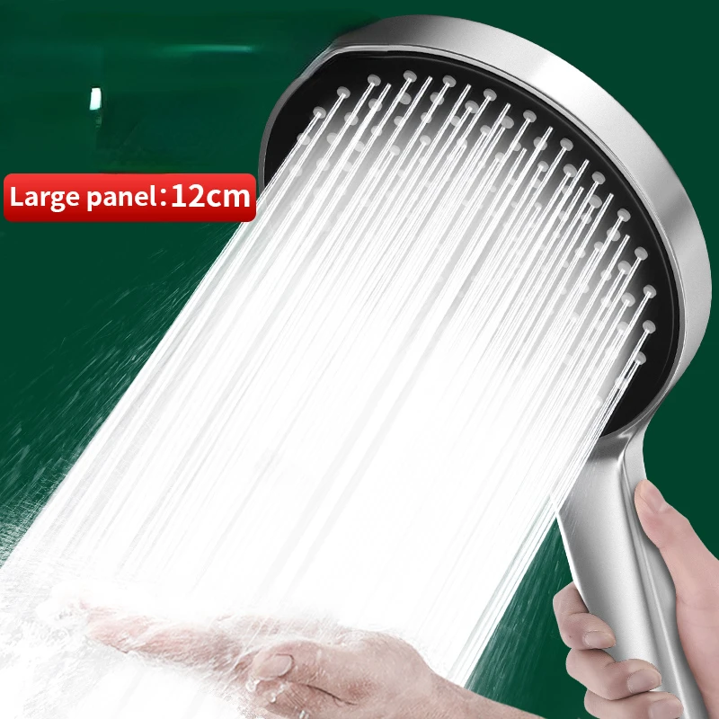 

Pressurized Hand Shower Package Accessories Shower Nozzle Large Water Output 5 Models Universal Adaptation