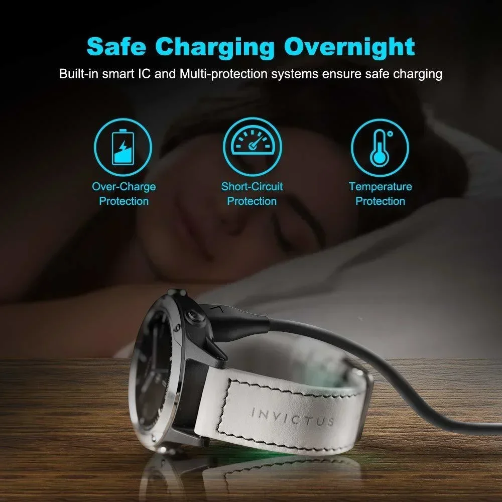 Фото USB-кабель для зарядки Garmin Fenix 8 51mm 7 7S 7X 6 6S 6X 5 5S 5X Vivoactive 3 4 4S Venu 2 2S SQ с пылезащитной заглушкой №2