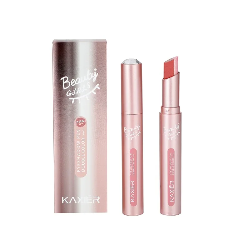 Градиентные двухцветные тени для век водостойкие удобные в использовании