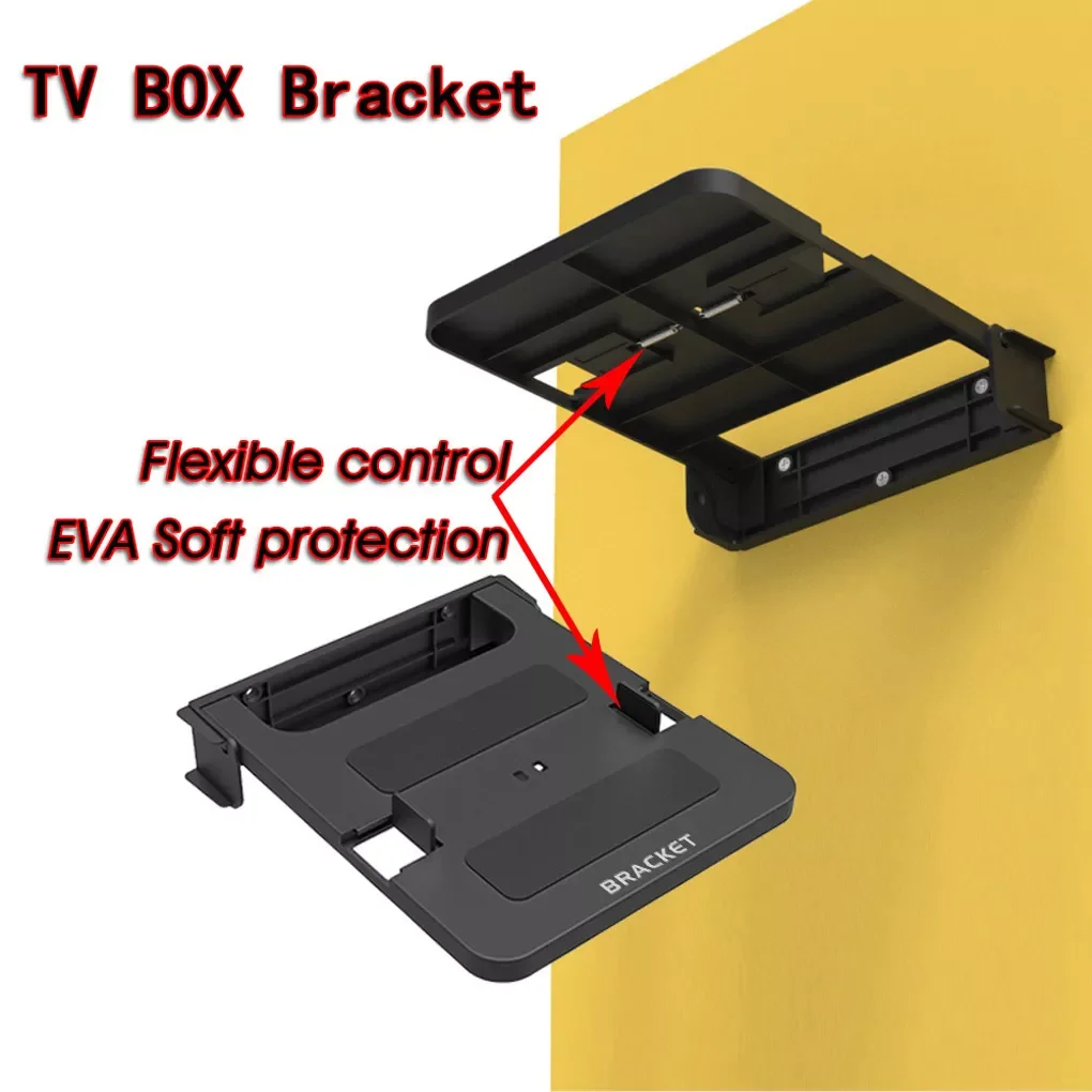 

Universal TV Box Stand Mount Bracket Smart TV Top Box Wall Mount Set Top Box DVD Bracket Mount Router Holders