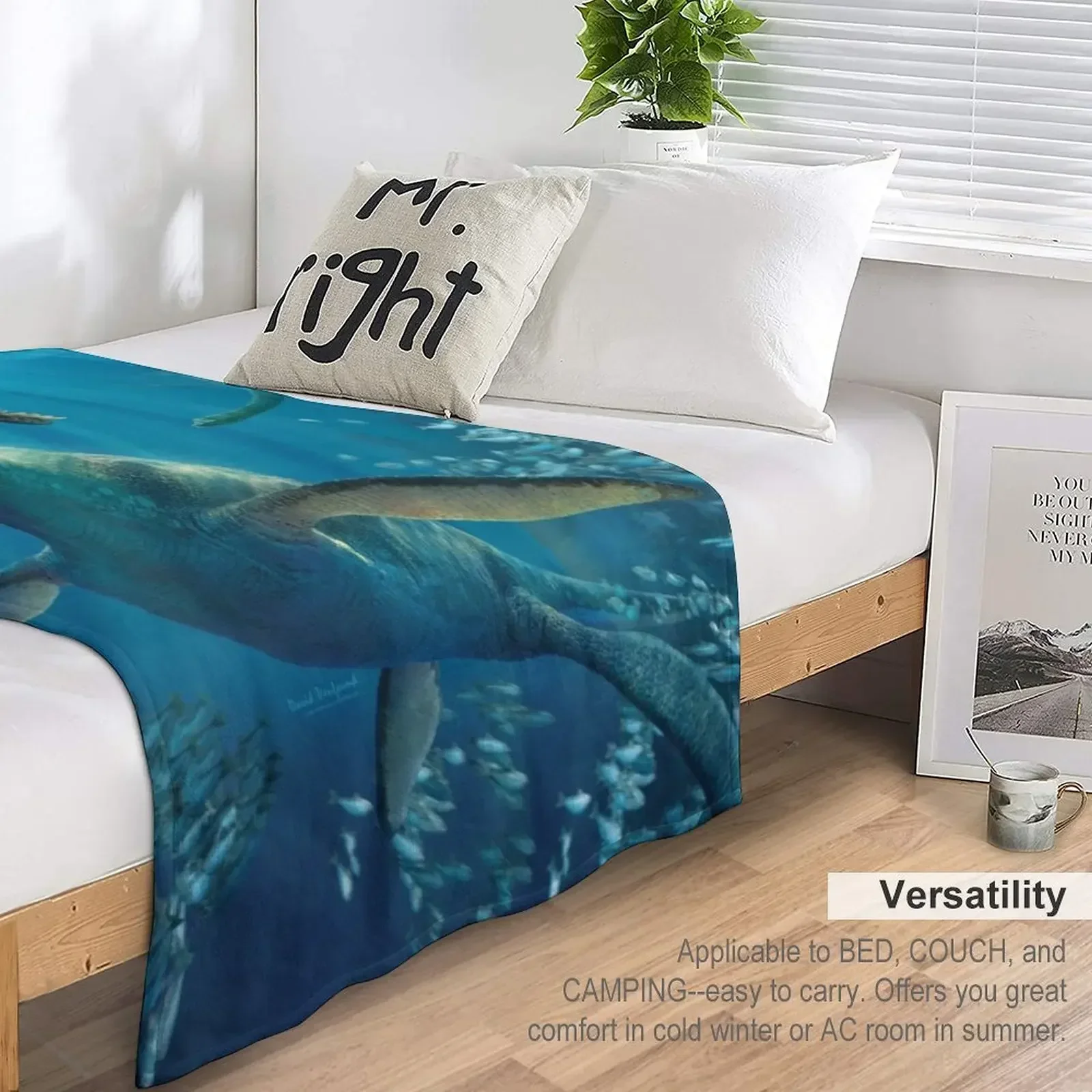 Плед Plesiosaurus одеяло одеяла