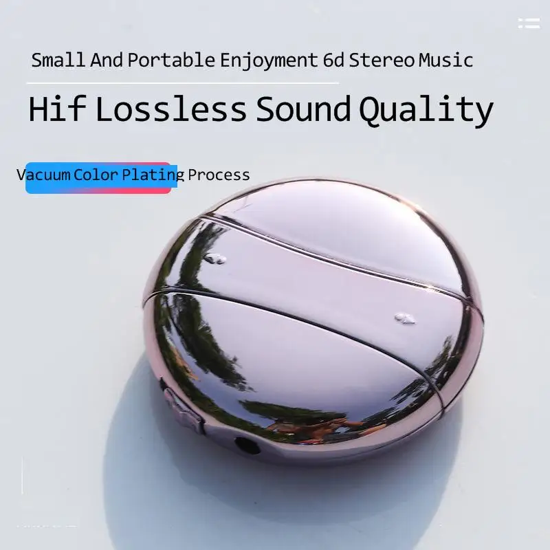 Маленький портативный проигрыватель MP3 Walkman для студентов обычный круглый MP4