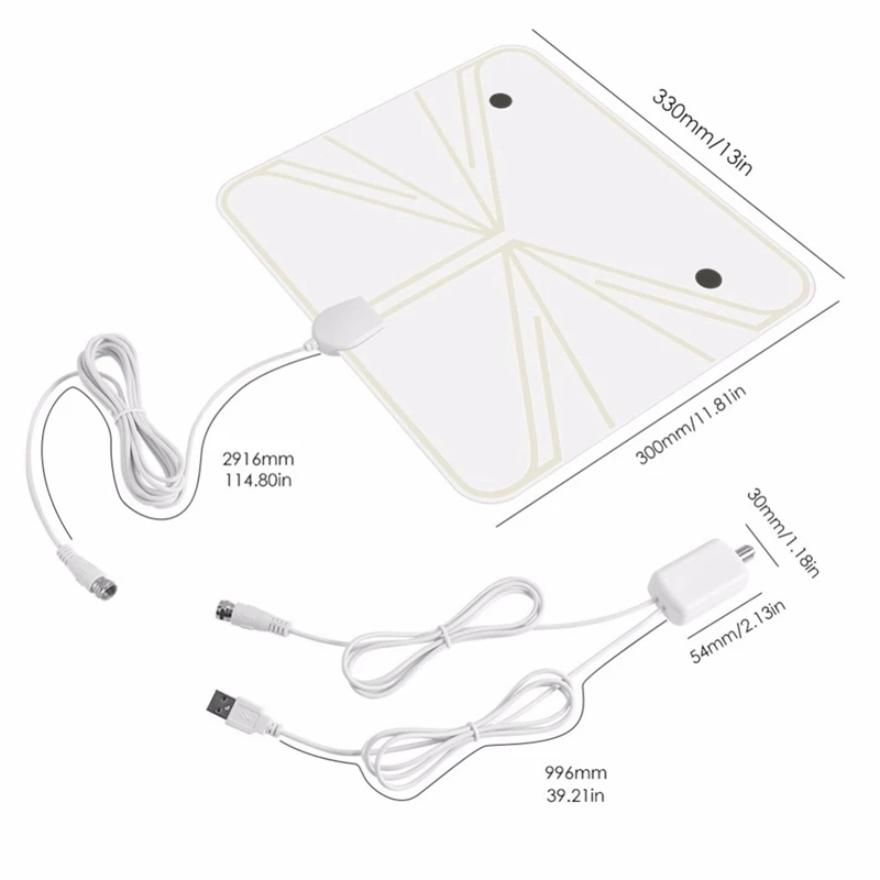 

4K HD Digital 28DBI TV Antenna 1080P Signal Booster DVB-T2 TV Antenna Ground Wave HD TV Antenna