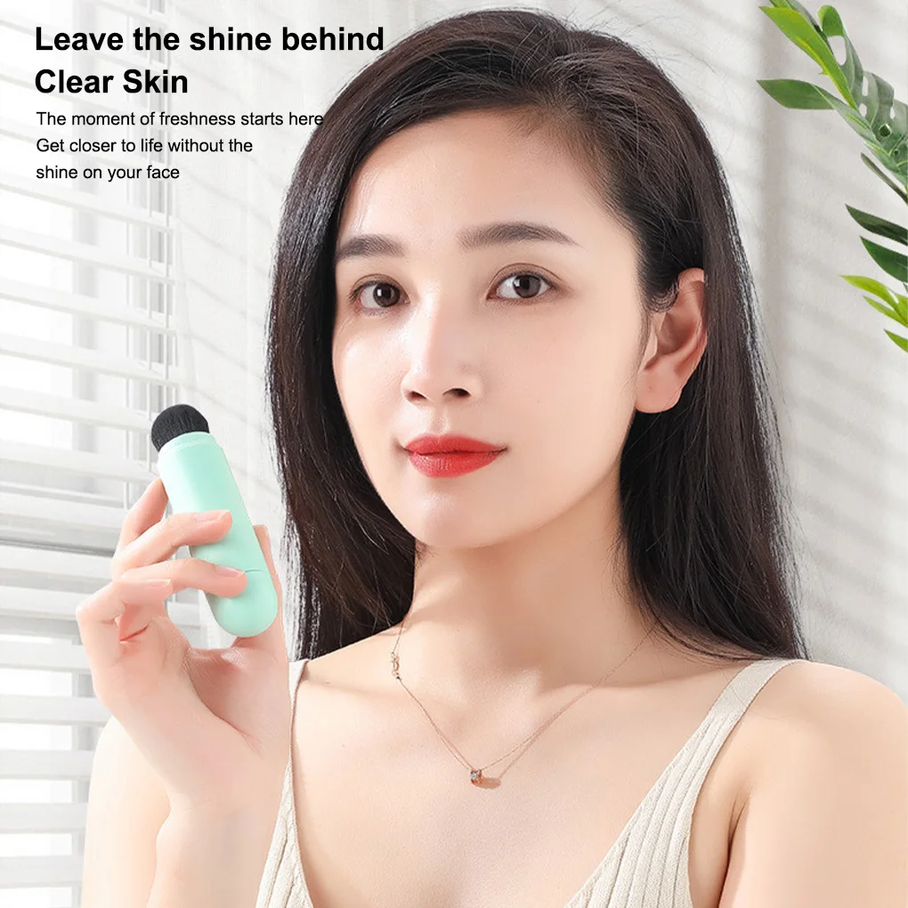 

Face Oil Absorbing Roller Natural Volcanic Stone Massage Body Stick Makeup Face Skin Care Tool Facial Pores Cleaning Oil Roller