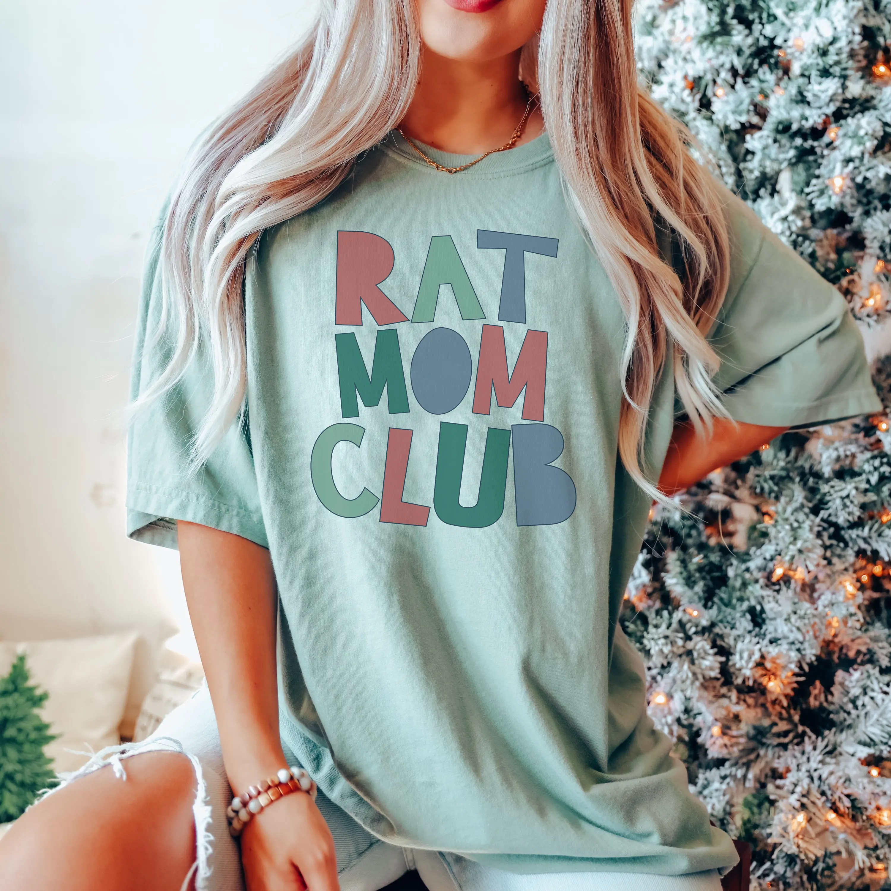 Футболка с изображением крысы и мамы милый подарок для любимого Рождества мыши