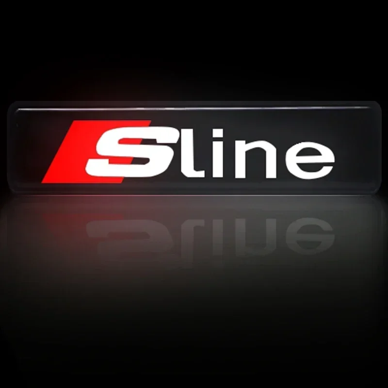 Наклейка на переднюю решетку автомобиля эмблема гриль светодиодная подсветка