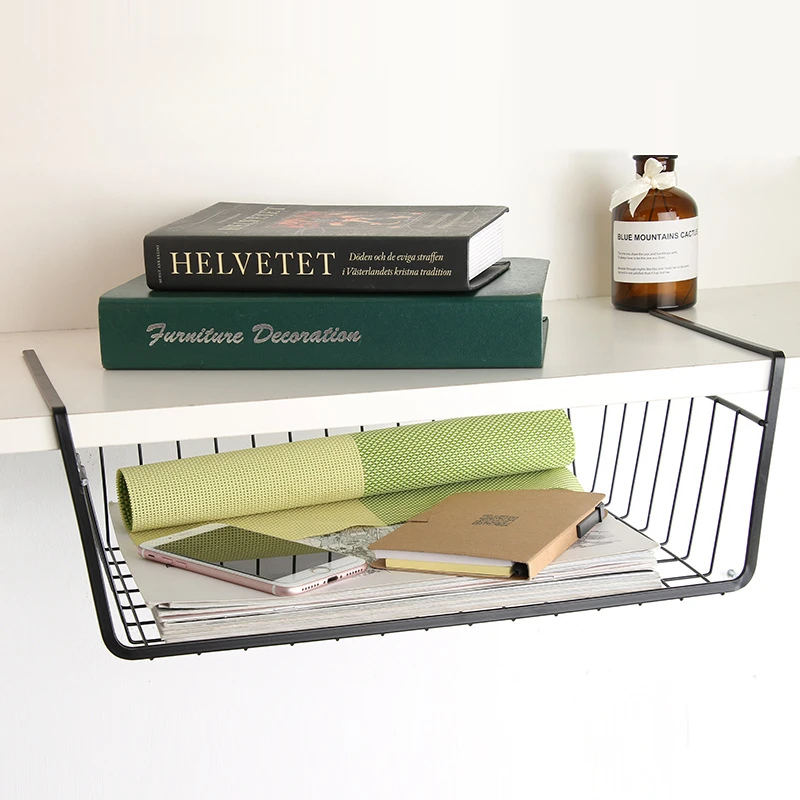 

Cabinet Partition Hanging Storage Basket Student Dormitory Desk Student Supplies Storage Hanger Japanese Home Furnishings
