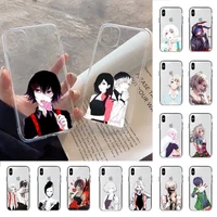 yndfcnb tokyo ghoul phone case for iphone 11 12 13 mini pro xs max 8 7 6 6s plus x 5s se 2020 xr cover