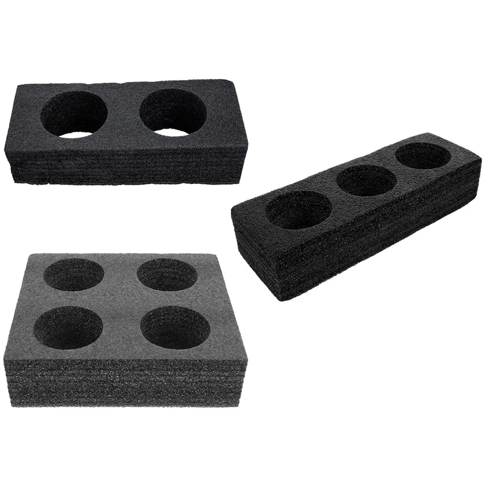 

3 pcs Multiple Holes Foam Cup Holder Drinks Cup Carrier Takeout Cup Trays Coffee Cup Carrier