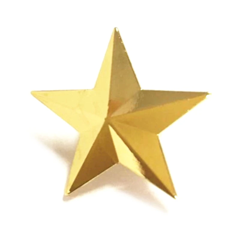 Star Badge Lapel Pin for 4th of July Memorial Day Veterans Day Celebration Labor Day Theme Party Costume Decorations