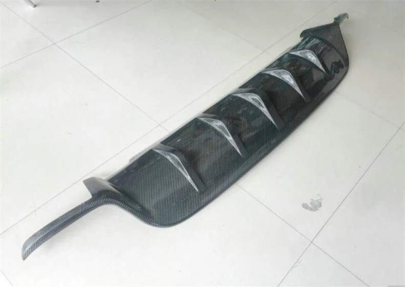 Высококачественный задний диффузор из настоящего углеродного волокна бампер