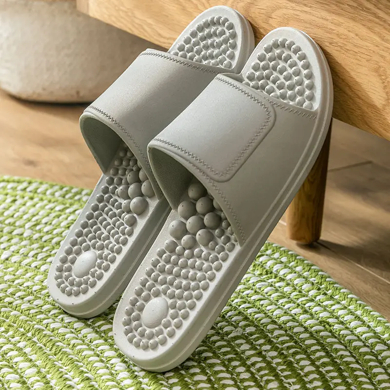 2022 New Comfortable Slippers For Women Summer Men Non-Slip Soft Sole Home Indoor Wear Resistant Bathroom Massage Sandals