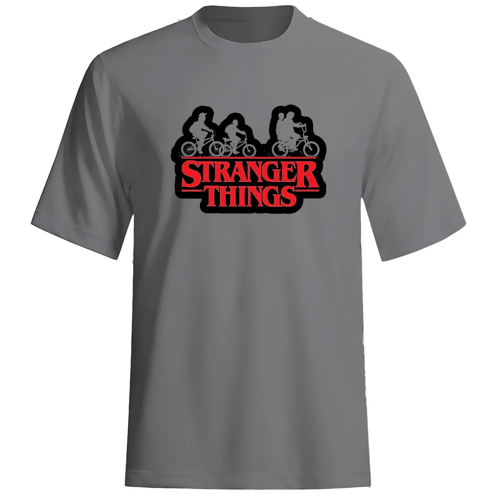 

2022 New Stranger Things Men's T-Shirt Street Fitness Home Quick Dry Oversized Sports Top Quick Dry Teen Anime Manga Harajuku