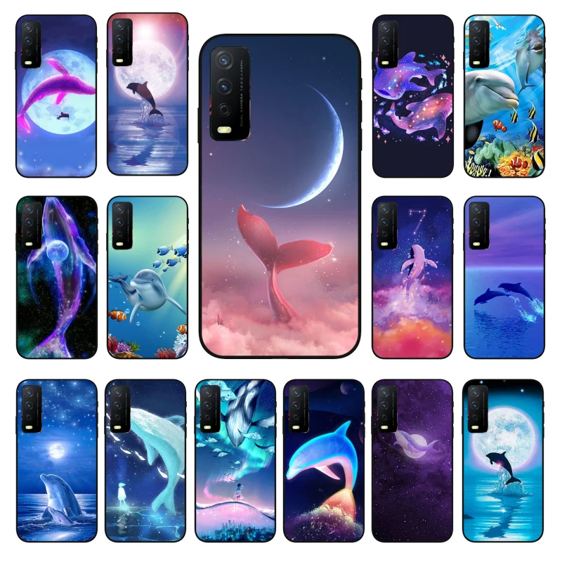 

Dolphin Whale Phone Case for VIVO Y31 Y30 Y21 Y15S Y53S Y11 V21 V21E V20SE U3X U3 IQOOZ3 IQOONEO Y32 Y70 1907