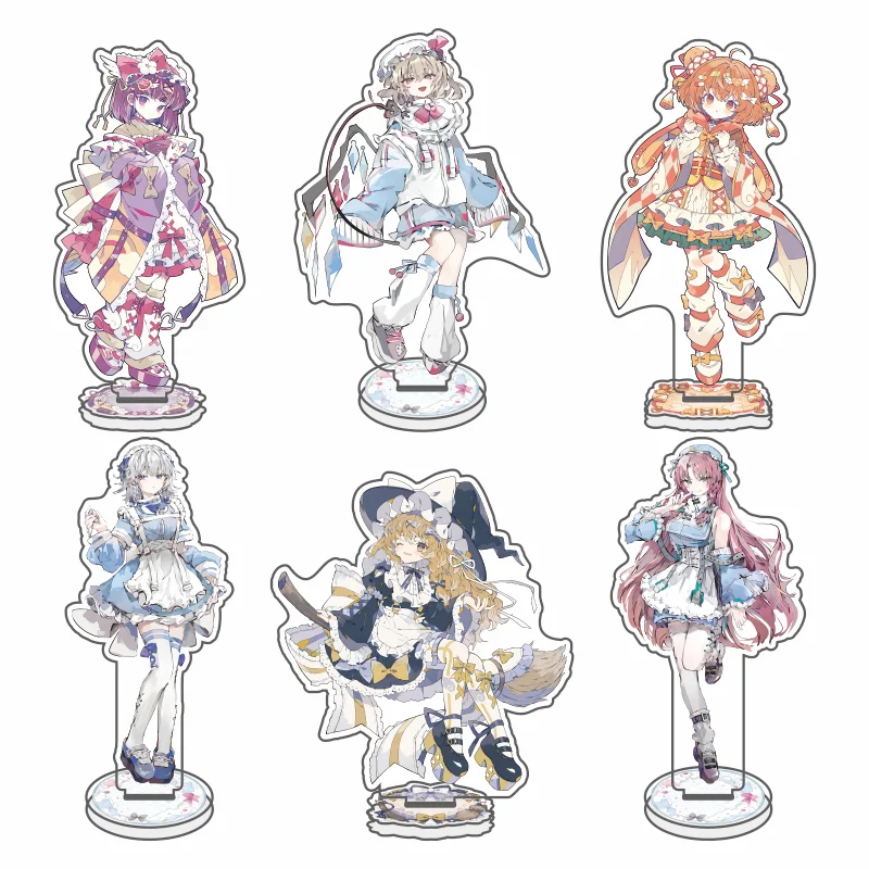 Фото Акриловая модель-брелок по аниме Touhou Project: Хакурей Рейму/Синьгёку/Мима/Конгара, настольное украшение, рождественский подарок №1