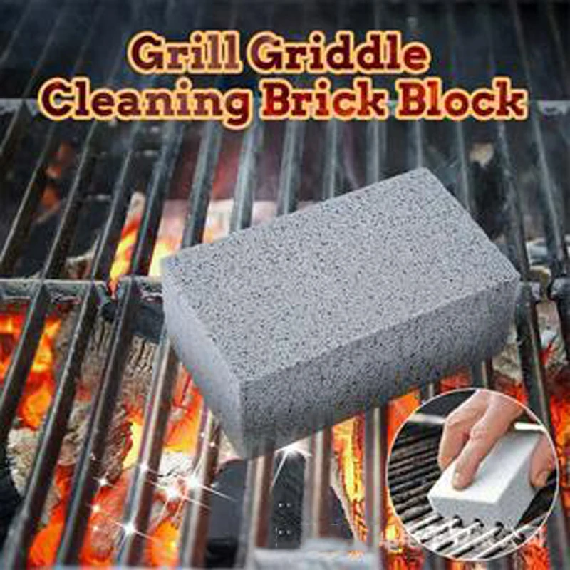 

BBQ Grill Cleaning Brick Block Barbecue Cleaning Stone BBQ Racks Stains Grease Cleaner BBQ Tools Kitchen Decorate Gadgets