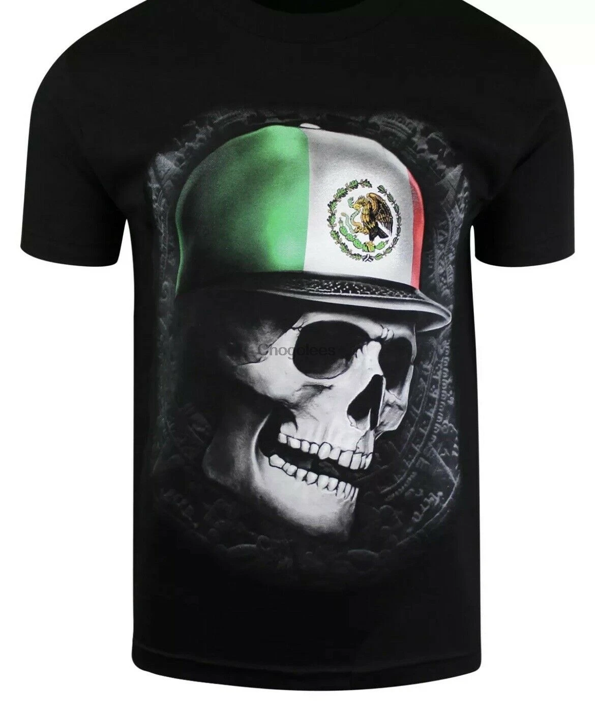 Ацтекская Мексиканская футболка с черепом флаг страны Орел агула States Pride St |